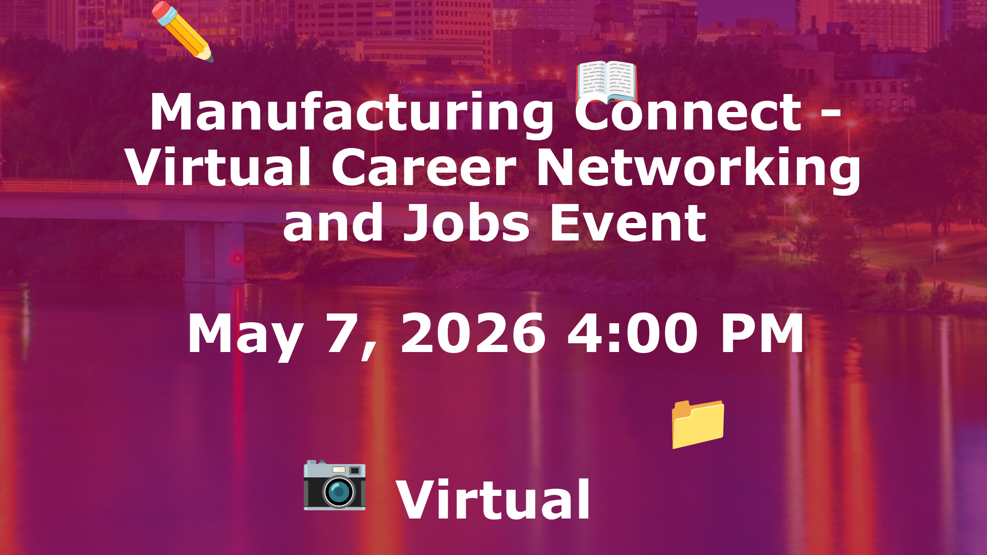 Manufacturing Connect - Virtual Career Networking and Jobs Event event image